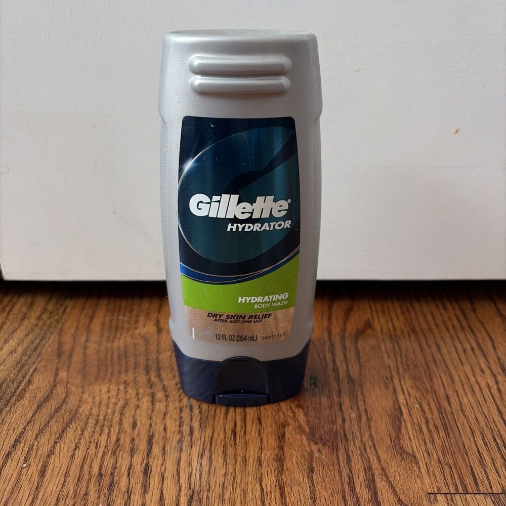 GILLETTE HYDRATOR HYDRATING BODY WASH DRY SKIN RELIEF 12 fl oz Discontinued